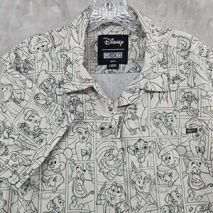 RSVLTS Disney 100 Draw To Life Sketch Shirt Womens Large Kunuflex